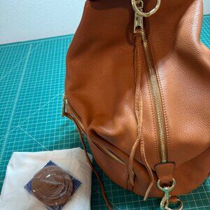 Rebecca Minkoff Julian Leather Backpack Caramel EUC